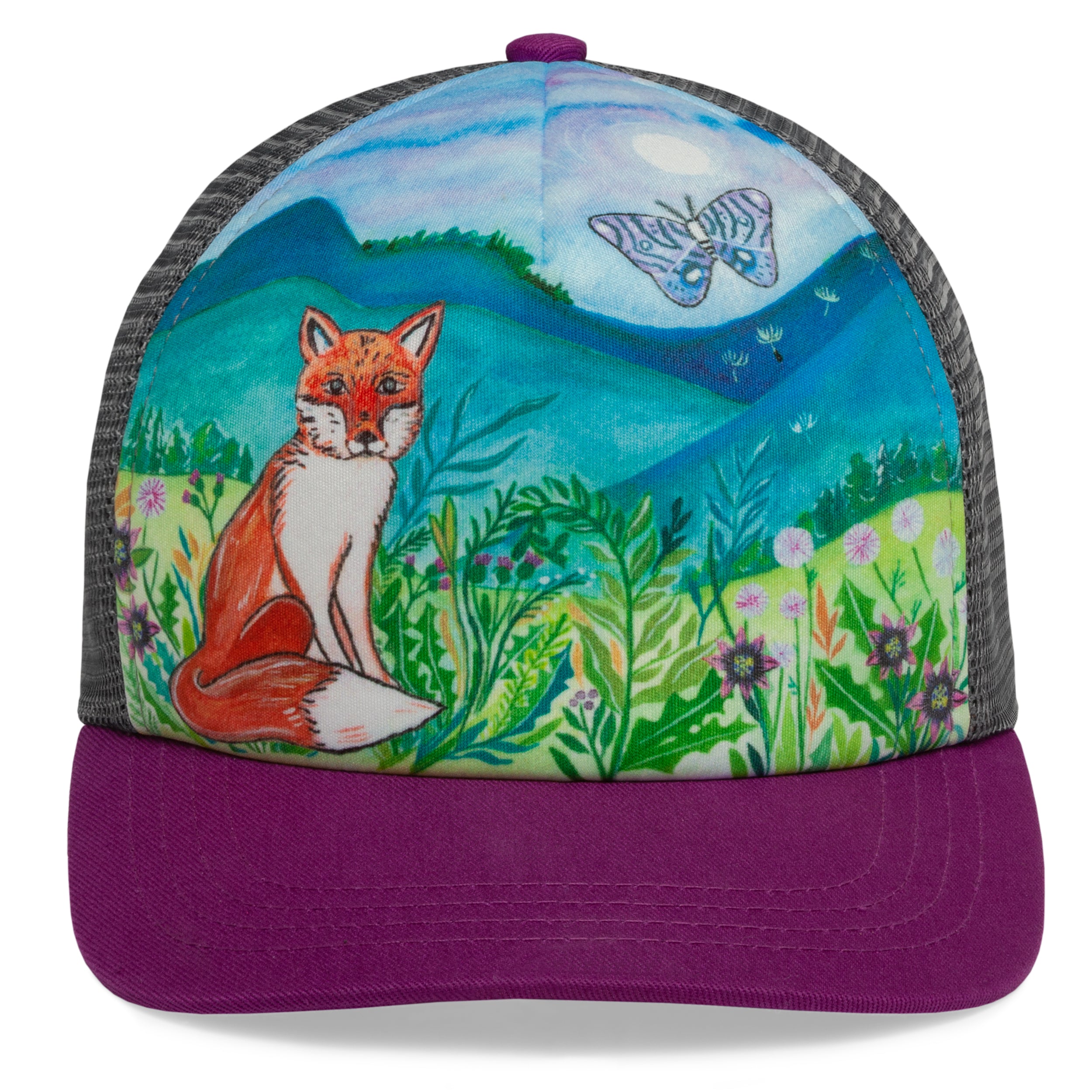 Kids' Moonflower Fox Trucker